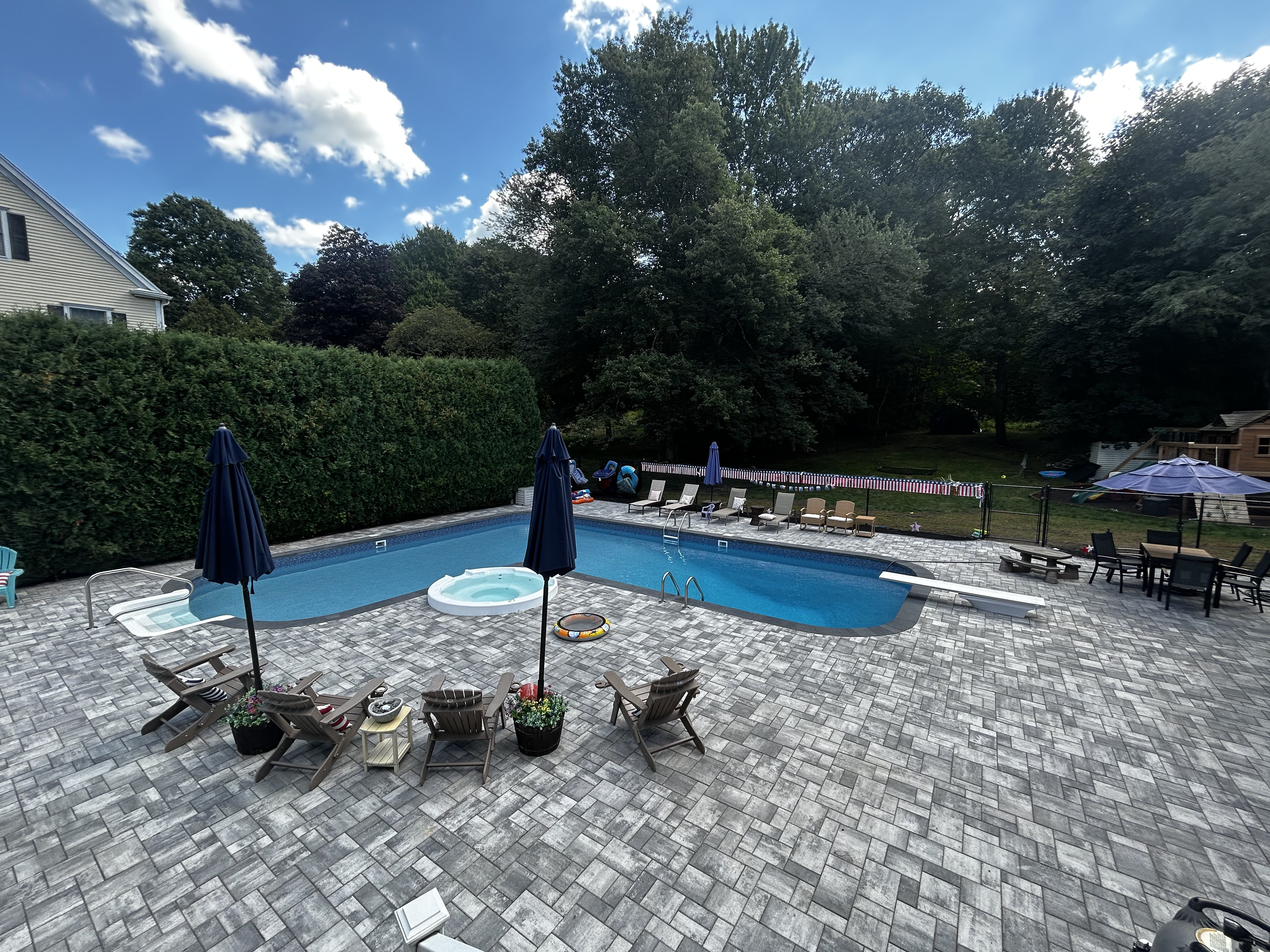 Backyard Makeover construction project